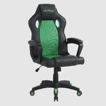 Cadeira Gamer Viper PRO Preta Verde PYTHON ATA - 401 PRETO/VERDE - Vivensis Tecnologia