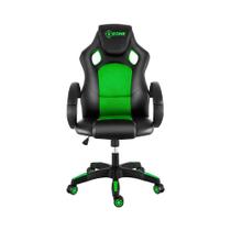 Cadeira Gamer X-Zone Basic preto e verde CGR-02