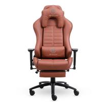 Cadeira Gamer XT Racer Platinum W Series Dolce Gusto, Até 120kg, Braços 3D, Sistema Relax, Marrom, Logo Branco - XTR-016DGLB