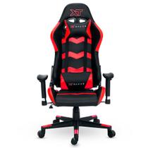 Cadeira Gamer XT Racer Speed Series, Até 120kg, Com Almofadas, Reclinável, Descanso de Braço 2D, Preto e Vermelho - XTS140 Cadeira Gamer XT Racer Speed Series, Até 120kg, Com Almofadas, Reclinável, Descanso de Braço 2D, Preto e Vermelho - XTS140