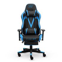 Cadeira Gamer Xt Racer Viking Series Com Apoio De Pés Azul