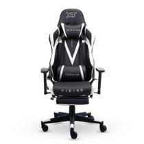 Cadeira Gamer Xt Racer Viking Series Com Apoio De Pés Branco