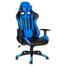Cadeira Gamer Xtrike Me GC-905, Até 120kg, Reclinável, com Almofadas, Cilindro de Gás Classe 2, Azul - GC-905