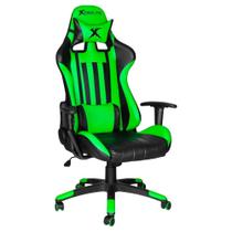 Cadeira Gamer Xtrike Me GC-905, Até 120kg, Reclinável, com Almofadas, Cilindro de Gás Classe 2, Verde - GC-905