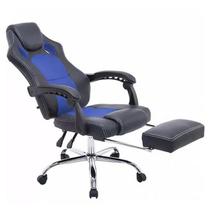 Cadeira Gamer Zensei Zs 012 Preto Azul