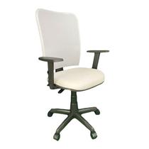 Cadeira Gerente Jupter Tela Back System com Braço Regulável - Branco Cadeira Gerente Jupter Tela Back System com Braço Regulável - Branco