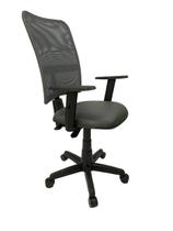 Cadeira Gerente Jupter Tela Back System com Braço Regulável - Cinza