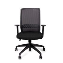 Cadeira gerente marelli impact 2655b tecido preto e estrutura preta