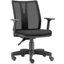 Cadeira Giratória Addit Diretor Preta Ergonômica Nr17 Com Regulagem De Altura e Inclinação Cadeira Giratória Addit Diretor Preta Ergonômica Nr17 Com Regulagem De Altura e Inclinação