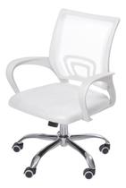 Cadeira Giratória De Escritório Branca Rodinhas Executiva Cadeira Giratória De Escritório Branca Rodinhas Executiva