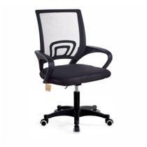 Cadeira Giratória Diretor 70.10.GA.PT Tela Mesh Base Nylon Preta Mak Decor Cadeira Giratória Diretor 70.10.GA.PT Tela Mesh Base Nylon Preta Mak Decor