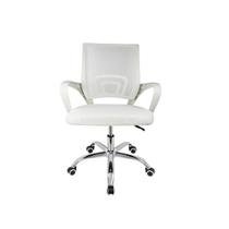 Cadeira Giratória Escritório Arco C/ Altura Ajustável Branca