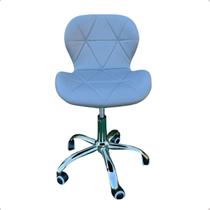 Cadeira Giratória Escritorio Stilo Slin confort com rodado cromado Cadeira Giratória Escritorio Stilo Slin confort com rodado cromado