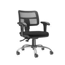 Cadeira giratória executiva zip cromada Cadeira giratória executiva zip cromada