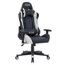 Cadeira Giratória Gamer Reclinável Kl3 Preto E Branco Cadeira Giratória Gamer Reclinável Kl3 Preto E Branco