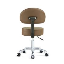 Cadeira giratória Lilfurni Swivel com encosto ajustável marrom
