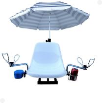 Cadeira Giratória P/ Barco Com Acessórios Concha