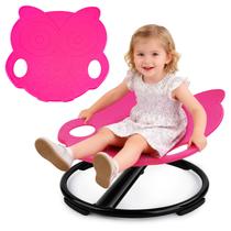 Cadeira Giratória Sensorial Infantil OLUPP Coruja Rosa para Autismo Cadeira Giratória Sensorial Infantil OLUPP Coruja Rosa para Autismo