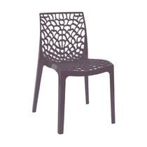 Cadeira Gruvyer Cinza Polipropileno 80x45x53cm Fratini
