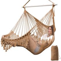 Cadeira Hammock Chihee Super Large, corda de algodão macia