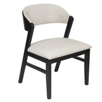 Cadeira Hera Laminada Tecido 03 Linho