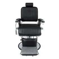 Cadeira Hidráulica Reclinável Barbeiro Salão Pelegrin PEL-0833 Preto e Vermelho Cadeira Hidráulica Reclinável Barbeiro Salão Pelegrin PEL-0833 Preto e Vermelho