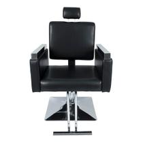 Cadeira Hidráulica Reclinável Barbeiro Salão Pelegrin PEL-2613 Preto Cadeira Hidráulica Reclinável Barbeiro Salão Pelegrin PEL-2613 Preto