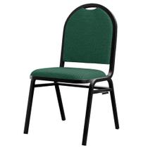 Cadeira Hoteleira Auditório Empilhável Linho M23 Verde - Mpozenato