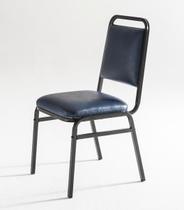 Cadeira Hoteleira Courvim Preto