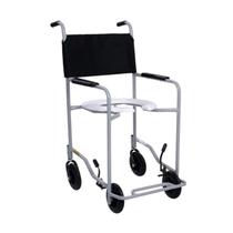 Cadeira Idoso Geriatrica de Banho Chuveiro Ortopédica Adulto Higiênica Aço leve CDS 201