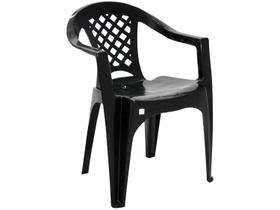 Cadeira Iguape Preta com Braços