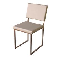 Cadeira Industrial Estofada e Metalon - Cobre 47 CM