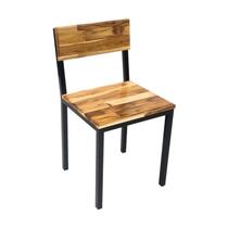 Cadeira Industrial Tavolo Teca Detalhes Em Madeira