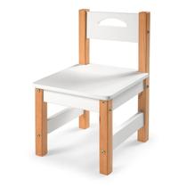Cadeira Infantil 58cm X 30cm X 30cm Pumba Branco/Amêndoa Cadeira Infantil 58cm X 30cm X 30cm Pumba Branco/Amêndoa