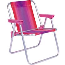 Cadeira Infantil Alta Alumínio Mor ( Rosa )