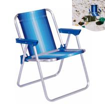 Cadeira Infantil Alta Alumínio Praia Camping - Mor