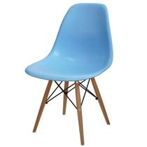 Cadeira Infantil Base Madeira Or Design Azul