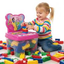 Cadeira Infantil Brinquedo Blocos 24/48pç Bebe Menino Menina