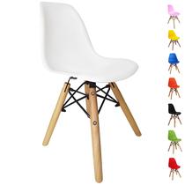 Cadeira Infantil Charles Eames Eiffel Kids Pés De Madeira - K&K