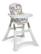 Cadeira Infantil de Alimentação Refeição Alta Premium Panda para Bebê de até 23Kg - Galzerano