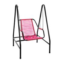 Cadeira Infantil de Balanço Rosa Bebê - SHOP MOBILE