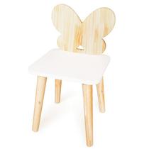 Cadeira Infantil de Madeira Borboletinha Pinus