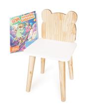 Cadeira Infantil de Madeira Urso