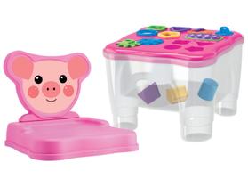 Cadeira Infantil de Polipropileno Bichos Samba Toy Cadeira Infantil de Polipropileno Bichos Samba Toy