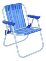 Cadeira Infantil Dobrável De Praia Camping Pesca Piscina