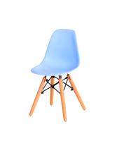 Cadeira Infantil Eames Braço Polipropileno Base Madeira Eiffel Espresso Móveis