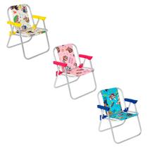 Cadeira Infantil em Alumínio Patrulha Canina com Diversas Cores Azul Rosa ou Amarela - Bel