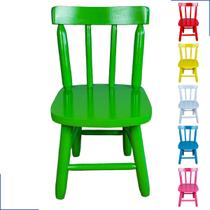 Cadeira Infantil Madeira Menino Menina Cadeirinha Pintura Diversas Cores Para Crianças Quarto Criativo Cadeira Infantil Madeira Menino Menina Cadeirinha Pintura Diversas Cores Para Crianças Quarto Criativo