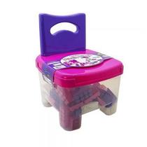 Cadeira Infantil Magic Block 70 Peças Simo Toys Cadeira Infantil Magic Block 70 Peças Simo Toys