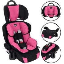 Cadeira Infantil Para Carro Cadeirinha Bebê 5 Pontos Rosa